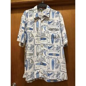 Mens Quiksilver Waterman Collection button-down shirt, size XL comfort fit